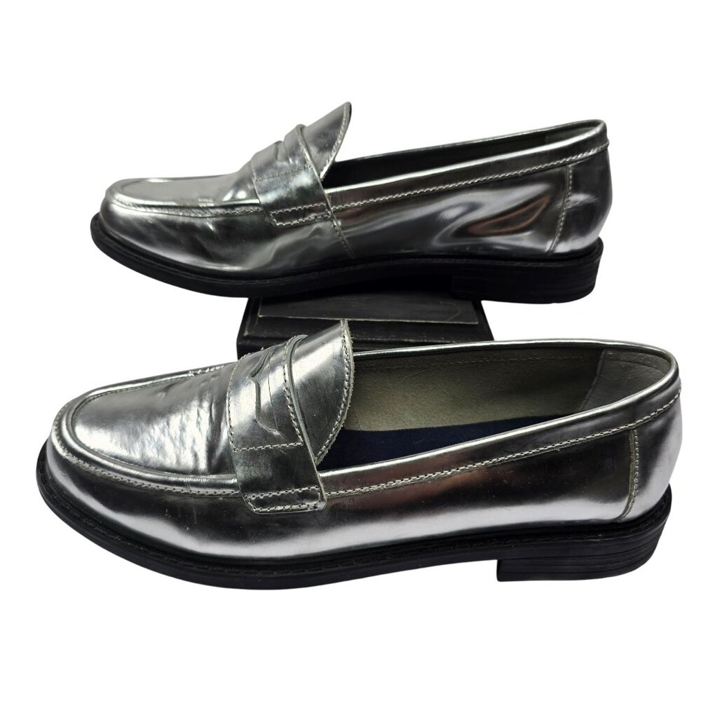 Cole Haan Women's Patent Leather Pinch Penny Loafer Sz 7B - Picture 2 of 10